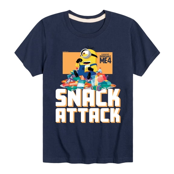 Despicable Me 4 - Snack Attack - Youth And Toddler Short Sleeve Graphic T-Shirt