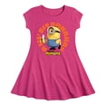 thumbnail image 1 of Despicable Me - A Lil Bit Bananas - Toddler & Youth Girls Fit & Flare Dress, 1 of 4
