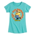 thumbnail image 1 of Despicable Me - A Lil Bit Bananas - Toddler & Youth Girls Short Sleeve Graphic T-Shirt, 1 of 5