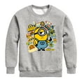 thumbnail image 1 of Despicable Me Minions - Banana Stickers  - Toddler & Youth Crewneck Fleece Sweatshirt, 1 of 5