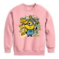 thumbnail image 1 of Despicable Me Minions - Banana Stickers  - Toddler & Youth Crewneck Fleece Sweatshirt, 1 of 4