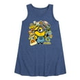 thumbnail image 1 of Despicable Me Minions - Banana Stickers - Toddler & Youth Girls A-line Dress, 1 of 5
