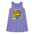 thumbnail image 1 of Despicable Me Minions - Banana Stickers - Toddler & Youth Girls A-line Dress, 1 of 4