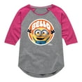 thumbnail image 1 of Despicable Me Minions - Bello Minion - Toddler & Youth Girls Raglan Graphic T-Shirt, 1 of 5