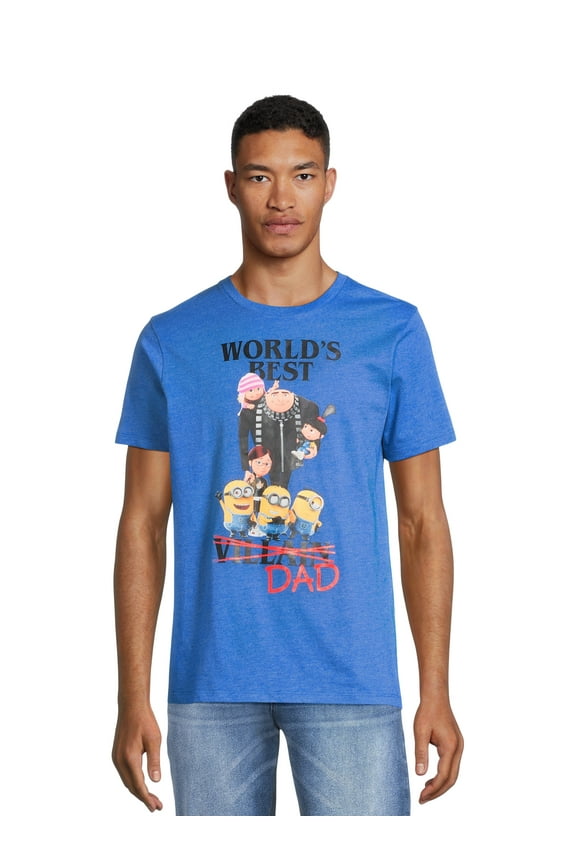 Best Dad Apparel, Men's Graphic Crew Neck T-Shirt, Sizes S-3XL (Men's Big & Tall)