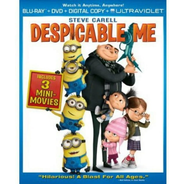 Despicable Me (Blu-ray + DVD + Digital Copy) - Walmart.com