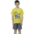 thumbnail image 1 of Despicable Me Minions Boys' 1 In A Minion 2 Piece Pajama Set Short Sleeve Shirt and Shorts Sleepwear Loungewear, 1 of 8