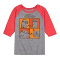 thumbnail image 1 of Despicable Me - Character Grid  - Toddler & Youth Raglan Graphic T-Shirt, 1 of 6