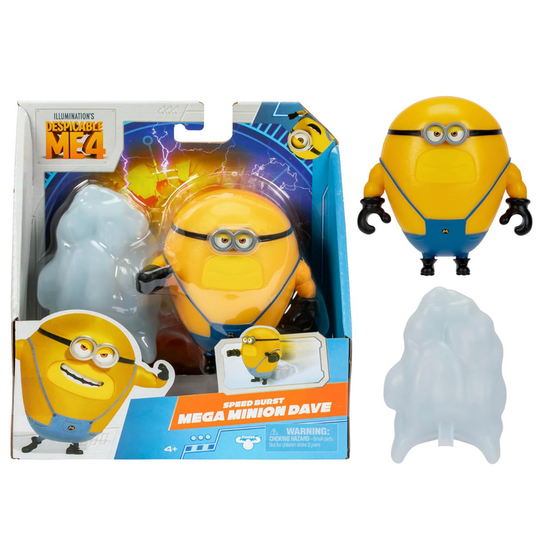 Despicable Me Speed Burst Mega Minion Dave Collectible Action