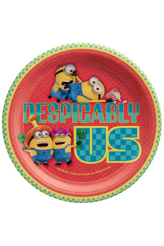 Despicable Me 'Despicably Us' Large Paper Plates (8ct)