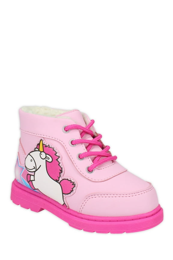 Fluffy Cozy Unicorn Hiker Winter Boot (Toddler Girls)