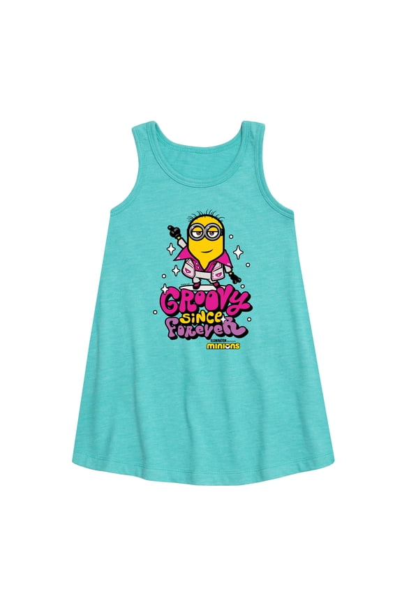 Minions - Groovy Since Forever - Toddler & Youth Girls A-line Dress