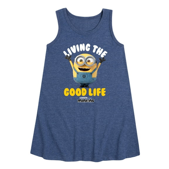 Despicable Me Minions - Living The Good Life - Toddler & Youth Girls A-line Dress