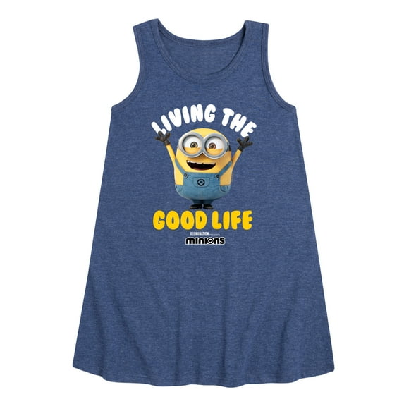 Despicable Me Minions - Living The Good Life - Toddler & Youth Girls A-line Dress