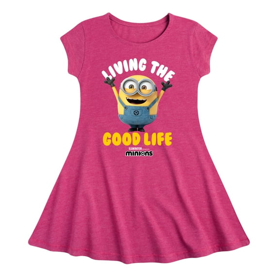 Despicable Me Minions - Living The Good Life - Toddler & Youth Girls Fit & Flare Dress