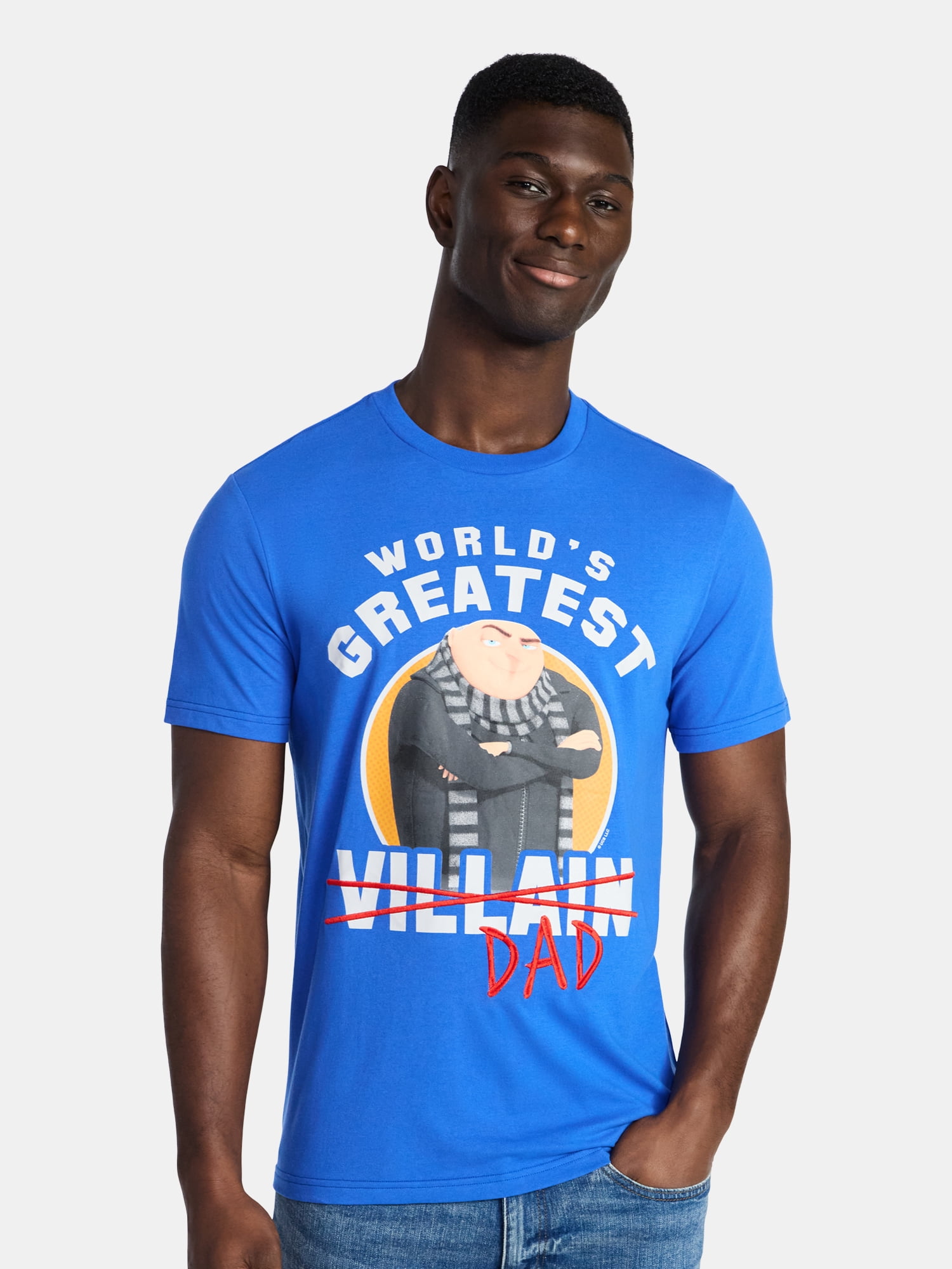 Despicable Me Men's and Big Men's Father's Day Graphic Tee, Sizes XS-5XL