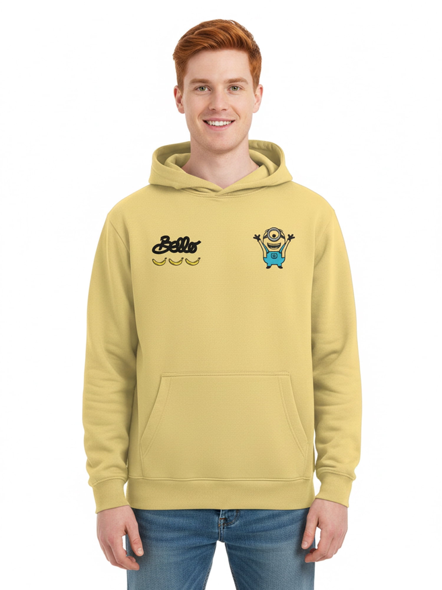 Despicable Me Men's & Big Men's Front & Back Graphic Hoodie, Bello Rager, Sizes S–3XL