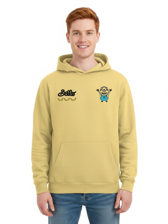 Men's & Big Men's Front & Back Graphic Hoodie, Bello Rager, Sizes S–3XL