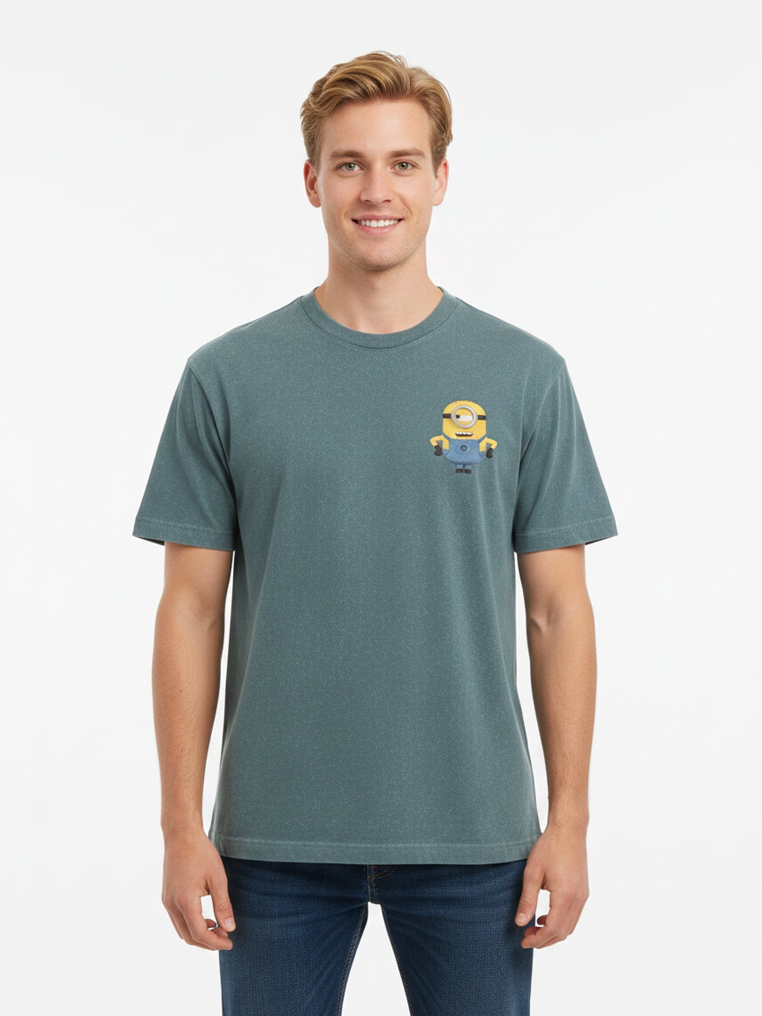 Despicable Me Minions Men's & Big Men's Front & Back Graphic T-Shirt, Just Don't, Sizes S–3XL
