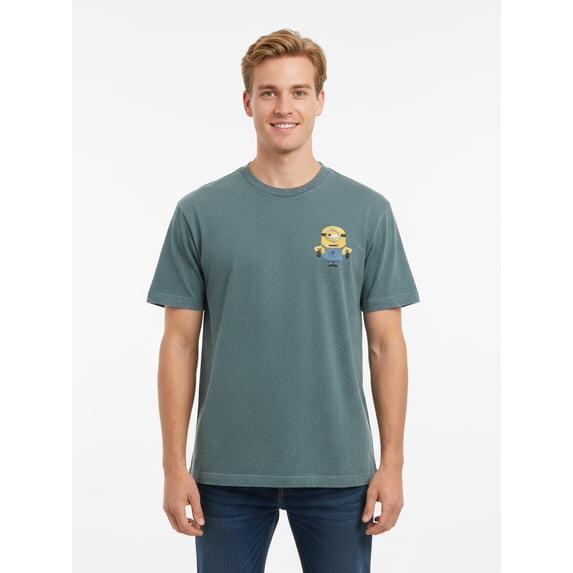 Despicable Me Minions Men's & Big Men's Front & Back Graphic T-Shirt, Just Don't, Sizes S–3XL