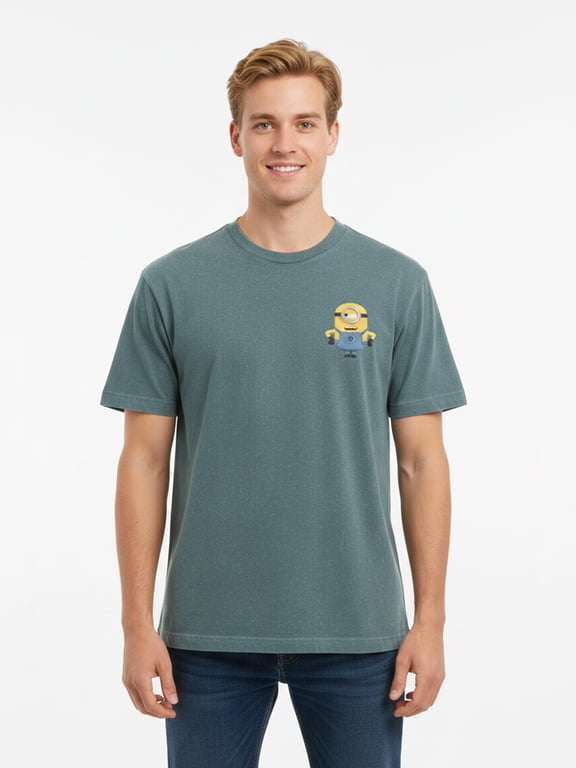 Minions Men's & Big Men's Front & Back Graphic T-Shirt, Just Don't, Sizes S–3XL