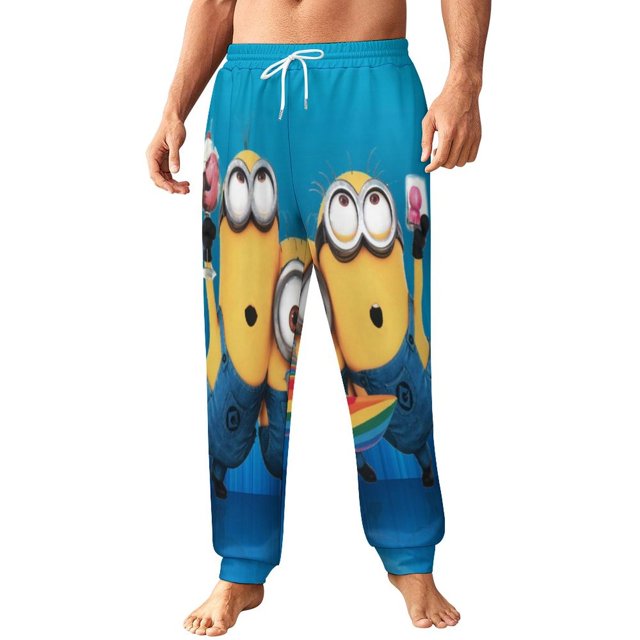 Despicable Me Men's Jogger Sweatpants Workout Athletic Pants Elastic