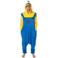thumbnail image 1 of Despicable Me Men's Minions Costume Kigurumi Character Union Suit Outfit, 1 of 7