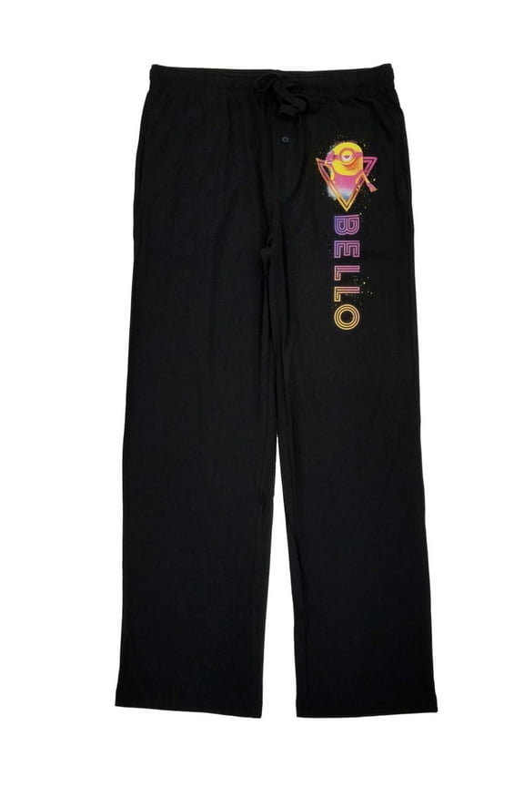 Mens Minion Bellow Lounge Pants Sleep Pants Pajama Bottoms L
