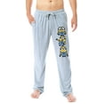 thumbnail image 1 of Despicable Me Mens' Minions Chibi Character Soft Sleep Pajama Pants, 1 of 5