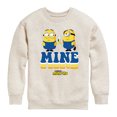 thumbnail image 1 of Despicable Me Minions - Mine Mine Mine  - Toddler & Youth Crewneck Fleece Sweatshirt, 1 of 5
