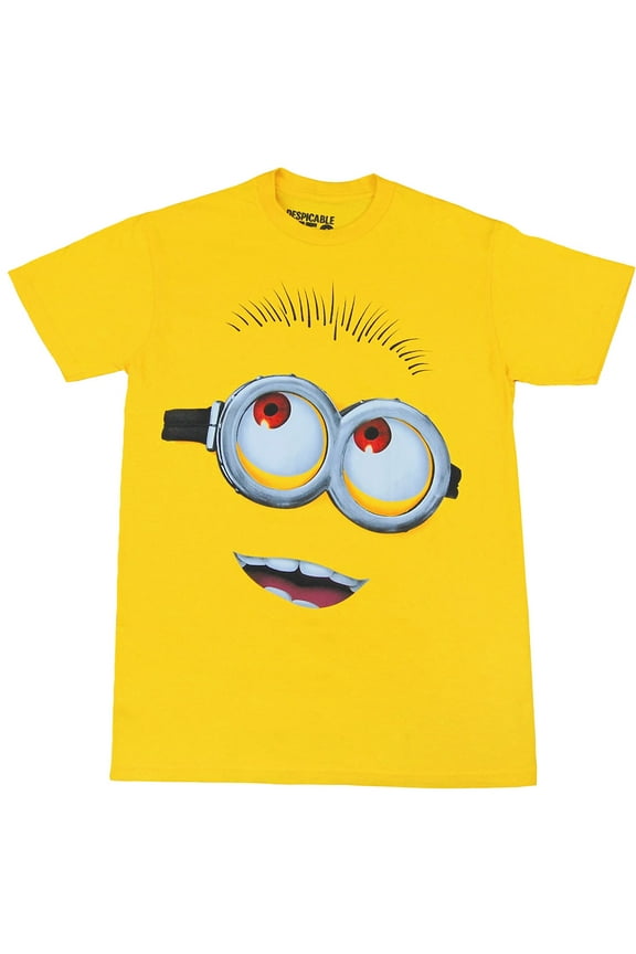Minion Face Adult T-Shirt