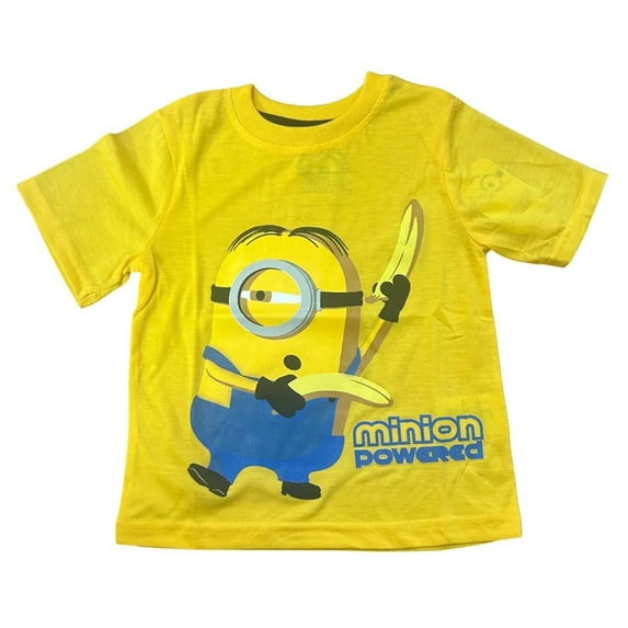 Despicable Me Minion Powered Little Boy's Graphic Print T-Shirt Size 4