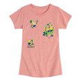 thumbnail image 1 of Despicable Me - Minion Shamrock - Youth Girls Fitted Short Sleeve T-Shirt, 1 of 4