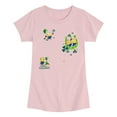 thumbnail image 1 of Despicable Me - Minion Shamrock - Youth Girls Fitted Short Sleeve T-Shirt, 1 of 4