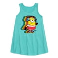 thumbnail image 1 of Despicable Me Minions - Retro Rainbow Skater - Toddler & Youth Girls A-line Dress, 1 of 4