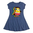 thumbnail image 1 of Despicable Me Minions - Retro Rainbow Skater - Toddler & Youth Girls Fit & Flare Dress, 1 of 4