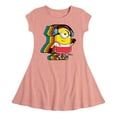thumbnail image 1 of Despicable Me - Minion Skater Rainbow - Toddler & Youth Girls Fit & Flare Dress, 1 of 1