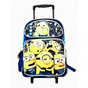 Despicable Me Minions 3 16 inch Canvas Blue Rolling Backpack