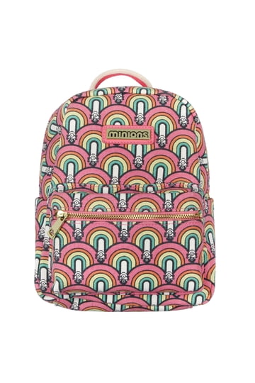 Despicable Me Minions Artist Series Rainbow Mini Canvas Backpack 11\