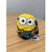 Despicable Me Minions BOB With Teddy Bear Rise of Gru Memory Foam 3 Mini Plush BONUS ONE FUN CHOPS