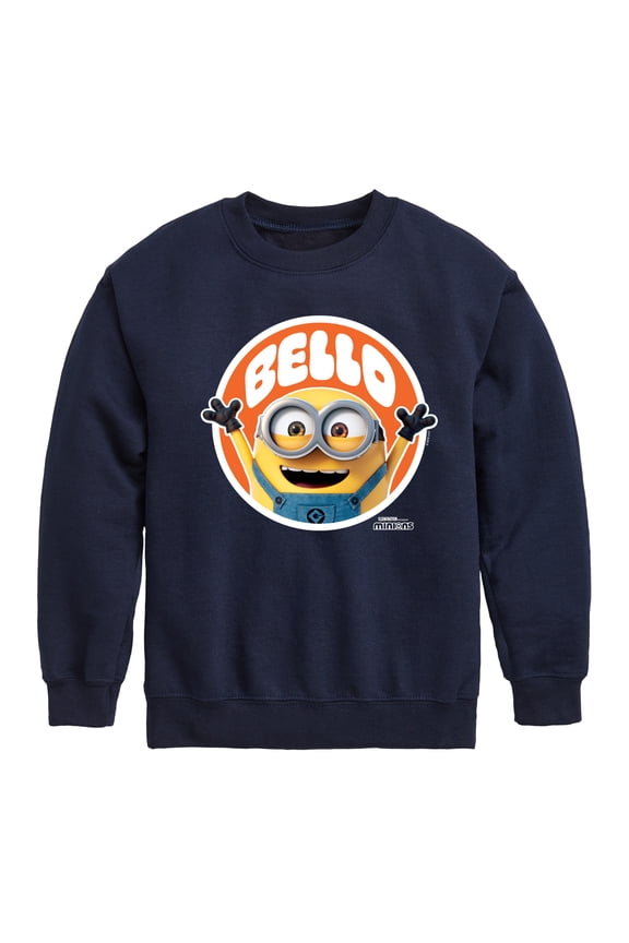 Minions - Bello - Toddler & Youth Crewneck Fleece Sweatshirt
