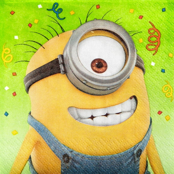 Despicable Me Minions Beverage Napkins, 16ct