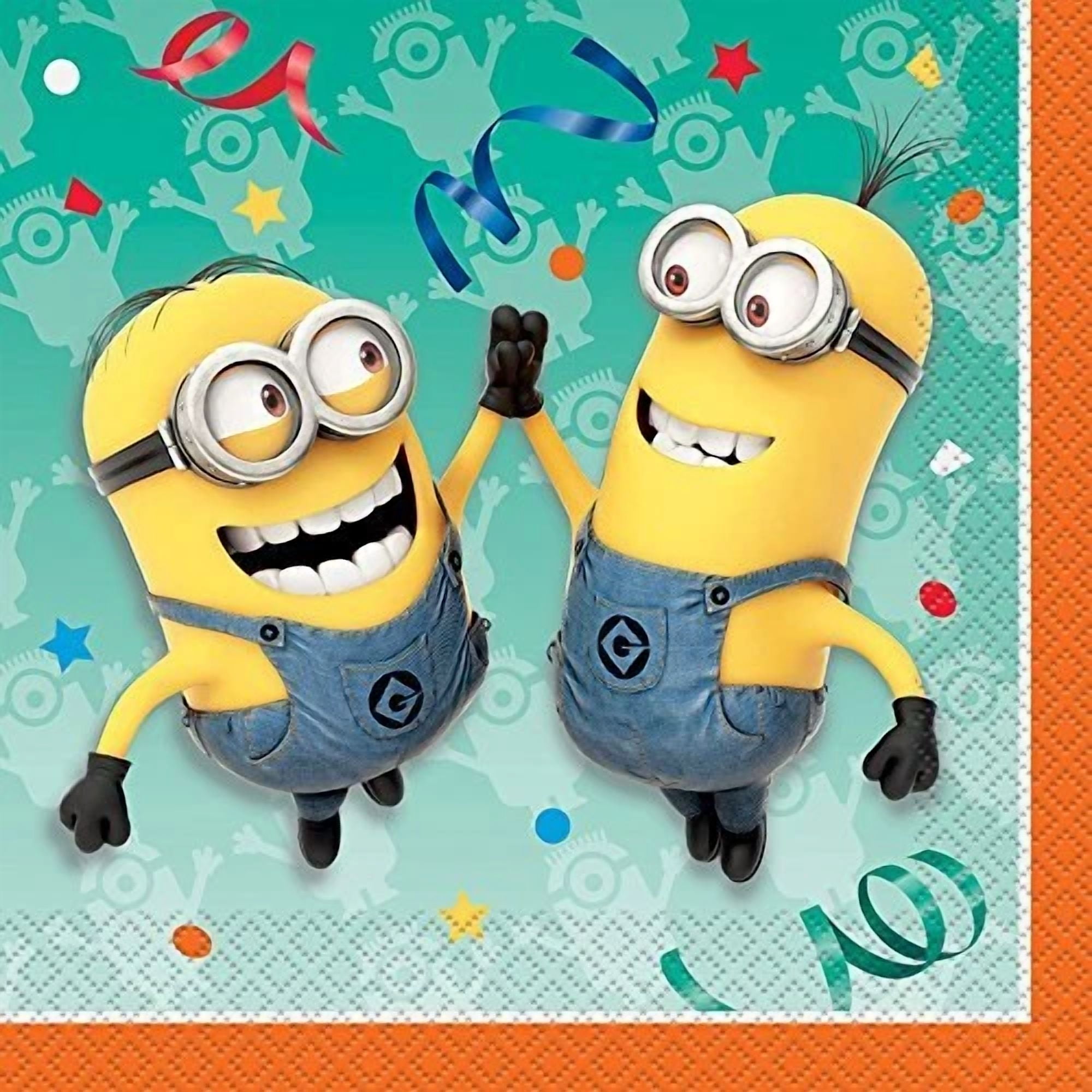 Despicable Me Minions Cartoon Movie Kids Birthday Party Paper Luncheon Napkins