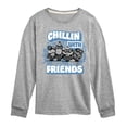 thumbnail image 1 of Despicable Me Minions - Chillin' with Friends - Toddler & Youth Long Sleeve Graphic T-Shirt, 1 of 5
