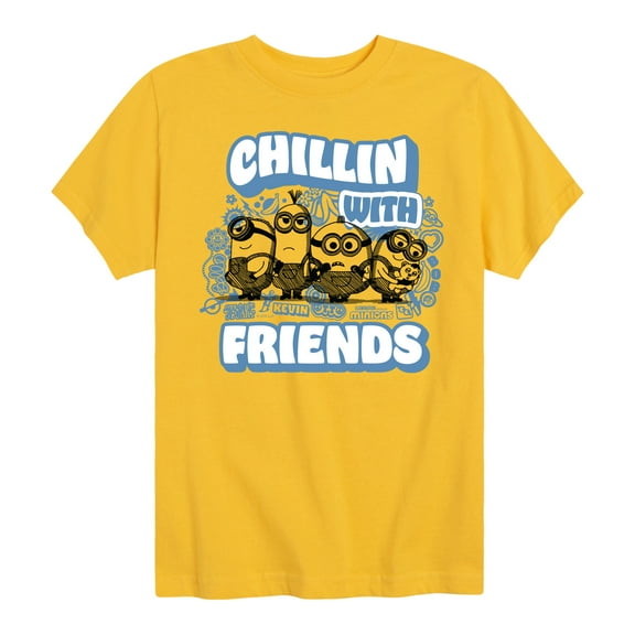 Despicable Me Minions - Chillin' with Friends - Toddler & Youth Short Sleeve Graphic T-Shirt