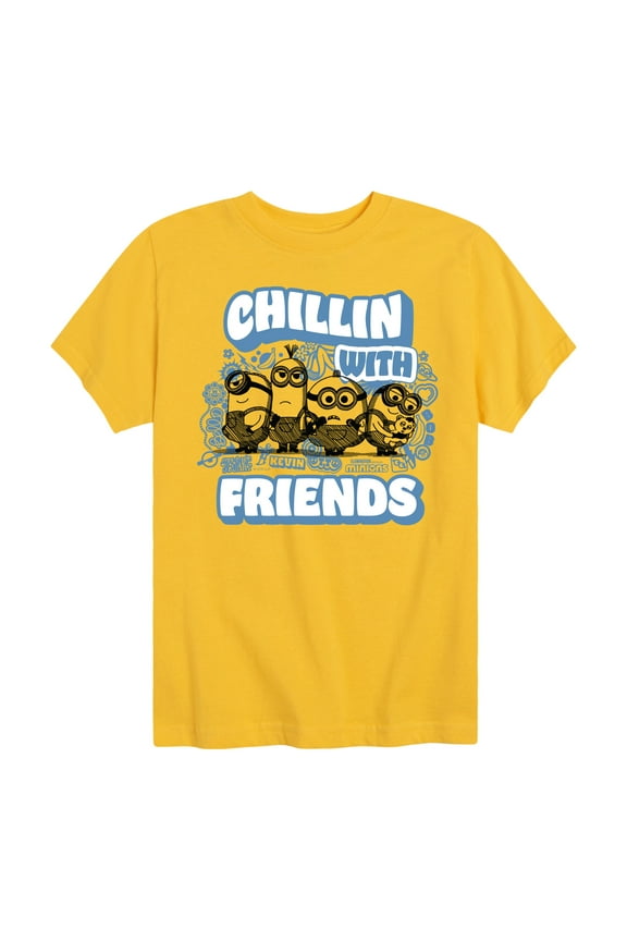 Minions - Chillin' with Friends - Toddler & Youth Short Sleeve Graphic T-Shirt