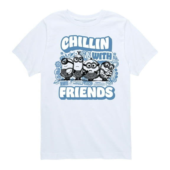 Despicable Me Minions - Chillin' with Friends - Toddler & Youth Short Sleeve Graphic T-Shirt