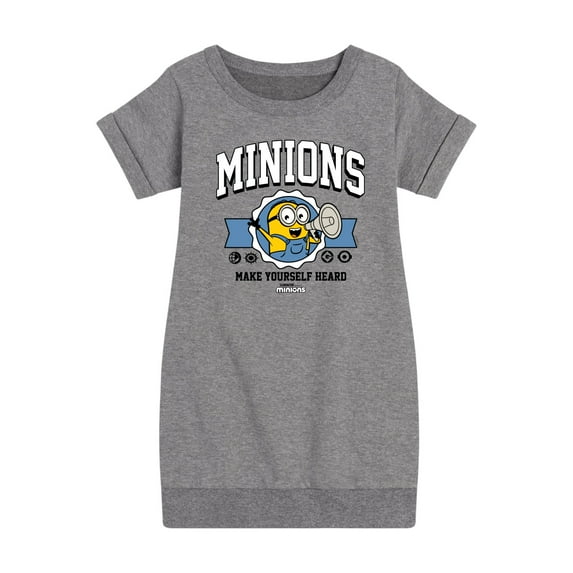 Despicable Me Minions - Make Yourself Heard - Toddler & Youth Girls Fleece Dress