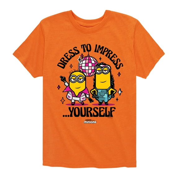Despicable Me - Dress To Impress Yourself - Toddler & Youth Short Sleeve Graphic T-Shirt