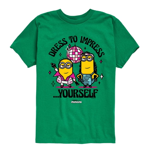 Despicable Me Minions - Dress To Impress Yourself - Toddler & Youth Short Sleeve Graphic T-Shirt